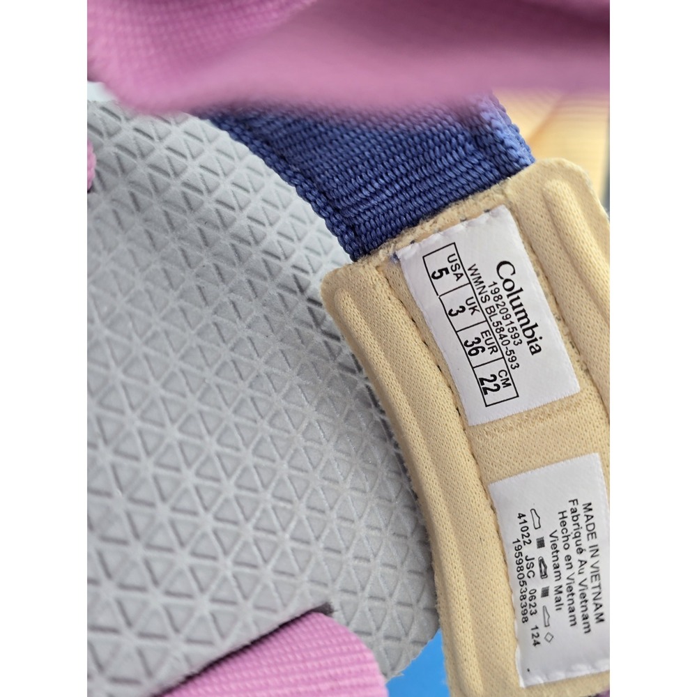 Columbia Women's Capsule‎ Alava Sport Sandals Sz 5 M  Rainbow Shoe - NIB - Picture 7 of 13